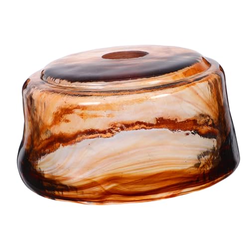 Operitacx Vintage Glas Lampenschirm Öffnung Retro Zylindrischer Lampenschirm für Nachttisch Pendelleuchte Ersatzglas Lampenabdeckung für Deckenleuchten von Operitacx