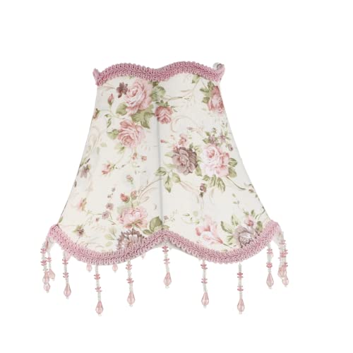 Operitacx Vintage Tischlampe Lampenschirm Fassung für Pendelleuchte Rosa Unten oben Vielseitig Einsetzbar Installieren Schützt Glühbirnen und Sorgt für Einen Sauberen Look von Operitacx