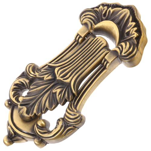 Operitacx Vintage Türgriff Möbelgriff Schrankgriff mit Geschnitztem Design aus Metall Einfache Montage Vielseitig für Schrankmöbel Schranktüren und Küchenschränke Geeignet Dekorativ und Operitacx Vintage Türgriff Möbelgriff Schrankgriff mit Geschnitztem Design aus Metall Einfache Montage Vielseitig für Schrankmöbel Schranktüren und Küchenschränke Geeignet Dekorativ und von Operitacx