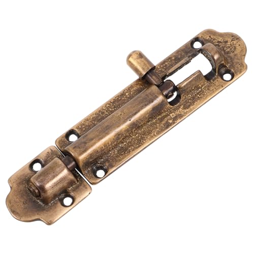 Operitacx Vintage Türriegel Schiebeschloss aus Robustem Retro Tür Fensterriegel für Holz Schiebetüren Installieren Vielseitig Einsetzbar für Haus und Büro von Operitacx