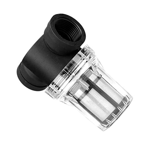 Operitacx Vorderfilterbecher Wasserfilter Wasserreiniger Gartenschlauchfilter Wasserhahnfilter Trinken Schwarz von Operitacx