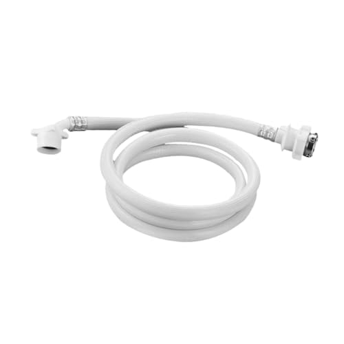 Operitacx Waschmaschinenzulaufschlauch PVC Wasserzufuhrschlauch für Waschmaschine Weiß Langlebig Flexibel Installieren Kompatibel mit Allen Modellen von Operitacx