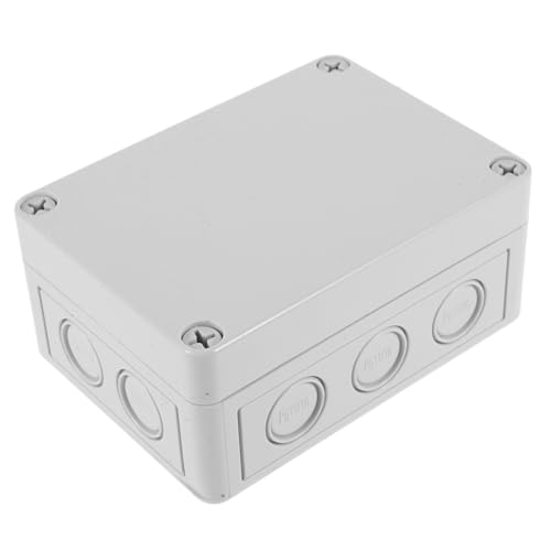 Operitacx Wasserdichte Abs Abzweigdose für Außenbereich Robuste Elektro Verteilerbox Wetterfeste Kabelschutzbox mit Zwei Zugangsöffnungen Leichter Outdoor Kabelanschluss Schutzkasten Operitacx Wasserdichte Abs Abzweigdose für Außenbereich Robuste Elektro Verteilerbox Wetterfeste Kabelschutzbox mit Zwei Zugangsöffnungen Leichter Outdoor Kabelanschluss Schutzkasten von Operitacx