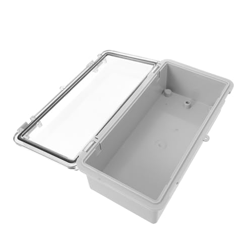 Operitacx Wasserdichte Outdoor Kunststoff Anschlussdose mit Transparentem Deckel Robuste Elektrische Verteilerdose für Kabelschutz Einfache Installation Wetterfeste Abzweigdose Operitacx Wasserdichte Outdoor Kunststoff Anschlussdose mit Transparentem Deckel Robuste Elektrische Verteilerdose für Kabelschutz Einfache Installation Wetterfeste Abzweigdose von Operitacx
