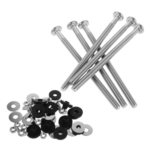 Operitacx Wc-tankschrauben aus Edelstahl mit Dichtungen und Unterlegscheiben Robustes Toiletten Befestigungsset für Auslaufsichere Montage und Einfache Installation ohne Werkzeug von Operitacx