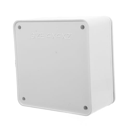 Operitacx Wetterfeste PVC Verteilerdose Robuste Elektrische Anschlussbox für Außenbereich Wasserdichte Elektrobox für Garten und Landschaftsarbeiten Praktische Lösung für Kabelschutz und von Operitacx