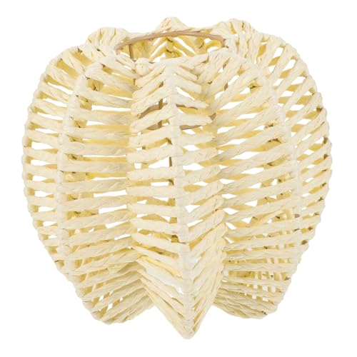 Operitacx Wicker Vintage Lampenschirm Imitation Rattan Pendelleuchte für Esszimmer Restaurant und Wohnzimmer Robuste Handgefertigte Dekoration mit Einfacher Installation Operitacx Wicker Vintage Lampenschirm Imitation Rattan Pendelleuchte für Esszimmer Restaurant und Wohnzimmer Robuste Handgefertigte Dekoration mit Einfacher Installation von Operitacx