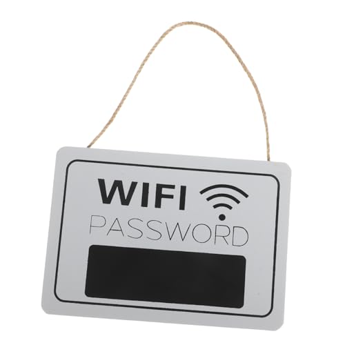 Operitacx Wifi Passwort Schild Holz Türschild mit Europäischem Design Wiederbeschreibbar Einfache Stilvolle Dekoration für Hotels Gästezimmer und Büros Graues Holznetzwerk Schild Operitacx Wifi Passwort Schild Holz Türschild mit Europäischem Design Wiederbeschreibbar Einfache Stilvolle Dekoration für Hotels Gästezimmer und Büros Graues Holznetzwerk Schild von Operitacx