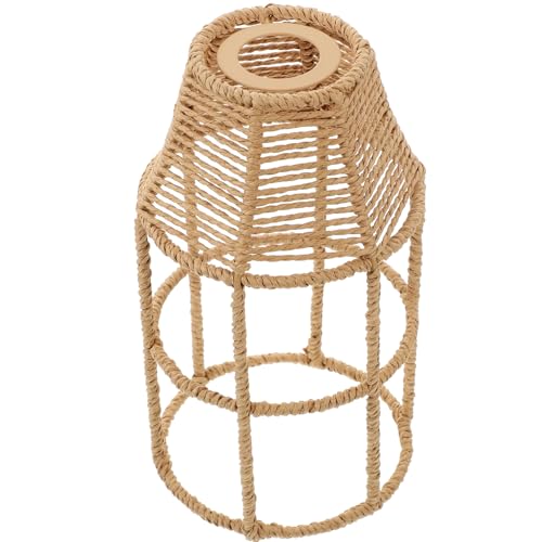 Operitacx Woven Lampenschirm im Japanischen Stil Dekorativer Lampenschirm für Deckenlampen Rustikales Design Khaki für Gemütliche Operitacx Woven Lampenschirm im Japanischen Stil Dekorativer Lampenschirm für Deckenlampen Rustikales Design Khaki für Gemütliche von Operitacx