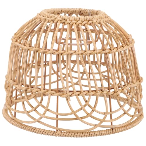 Operitacx Woven Pendant Lamp Cover Handgefertigter Rattanschirm für Deckenleuchten Rustikales Design Dekorativ und Funktional für Wohnräume und Gemütliche Operitacx Woven Pendant Lamp Cover Handgefertigter Rattanschirm für Deckenleuchten Rustikales Design Dekorativ und Funktional für Wohnräume und Gemütliche von Operitacx