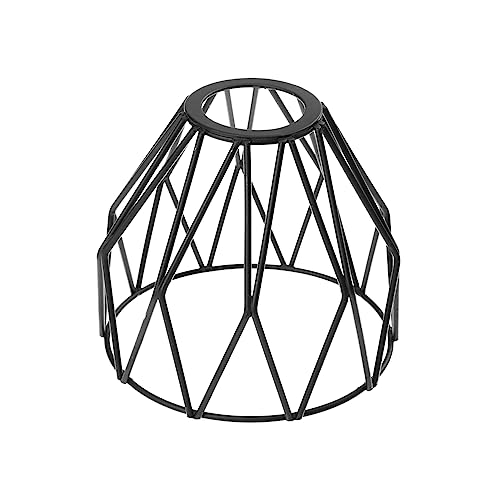 Operitacx Wrought Iron Deckenlampe Lampenschirm Kreative Pendelleuchte für Restaurant und Flur Vielseitiger und Stilvoller Eisenlampenschirm für Gemütliche von Operitacx