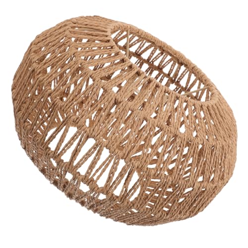 Operitacx Wunderschöner Retro Lampenschirm aus Geflochtenem Papierseil Runder Hängelampe Lampenschirm für Esszimmer Wohnzimmer Bar Einfach zu Montieren Warmes Flair Schaffend Operitacx Wunderschöner Retro Lampenschirm aus Geflochtenem Papierseil Runder Hängelampe Lampenschirm für Esszimmer Wohnzimmer Bar Einfach zu Montieren Warmes Flair Schaffend von Operitacx