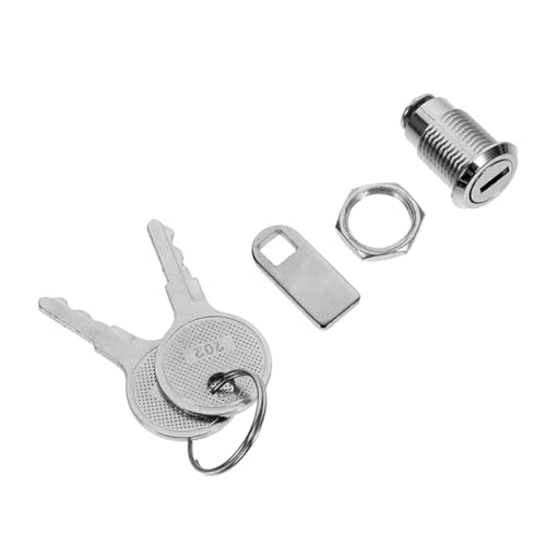 Operitacx Zinklegierung Nockenschloss Drehverschluss Vielseitiges Schrankschloss für Geldkassette Briefkasten Aufzug Installieren Modernes Design Robuste für Zuhause und Büro von Operitacx