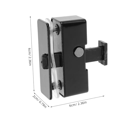 Operitacx Zinklegierung Türschloss Riegel Schlossriegel Türriegel Heavy Duty Türverriegelung für Glas und Holzfenster Balkon Badezimmer Schwarz Langlebig Robust Operitacx Zinklegierung Türschloss Riegel Schlossriegel Türriegel Heavy Duty Türverriegelung für Glas und Holzfenster Balkon Badezimmer Schwarz Langlebig Robust von Operitacx