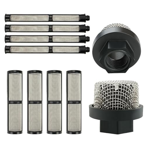 Airless-Sprayfilter-Set, Strohfilter-Sprüher | Airless-Kit mit Innenkern | Hochtemperaturbeständiges Sprühfilter-Zubehör mit 60 Maschen für eine regelmäßige Reinigung Airless-Sprayfilter-Set, Strohfilter-Sprüher | Airless-Kit mit Innenkern | Hochtemperaturbeständiges Sprühfilter-Zubehör mit 60 Maschen für eine regelmäßige Reinigung von Opilroyn