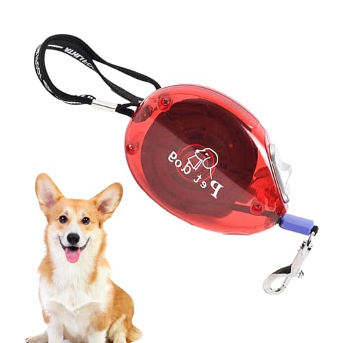 Automatisch dehnbares Hundeleine - 2,5 m Sicherheitskabelbaum kompatibel | Kleine Hundetraining und wandelnder Anti-Rutsch-Griff Langlebiger Nylon Starke Blei verhindert, dass keine Tangle-Hundeproduk von Opilroyn