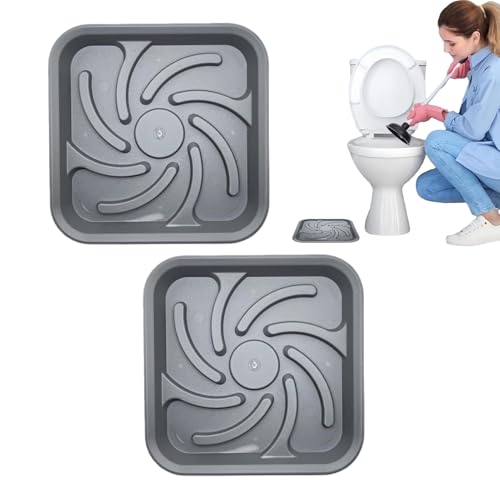 Badezimmer-Pömpel-Halter-Set - 2X Trocknungsunterlage für Toilette und Waschbecken | Universelle Pömpel-Abtropfschale, schnell trocknendes Haushaltswerkzeug für ein organisiertes und sauberes Badezimmer-Pömpel-Halter-Set - 2X Trocknungsunterlage für Toilette und Waschbecken | Universelle Pömpel-Abtropfschale, schnell trocknendes Haushaltswerkzeug für ein organisiertes und sauberes von Opilroyn