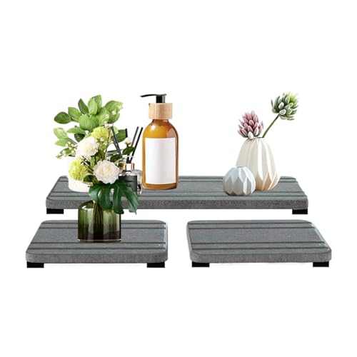 Diatomit-Tabletts, Steintablett für Spülbecken – Kieselstein-Untersetzer mit geriffeltem Design | schnelltrocknendes Tablett mit schneller Absorption für Handseife, Pflanzen Diatomit-Tabletts, Steintablett für Spülbecken – Kieselstein-Untersetzer mit geriffeltem Design | schnelltrocknendes Tablett mit schneller Absorption für Handseife, Pflanzen von Opilroyn