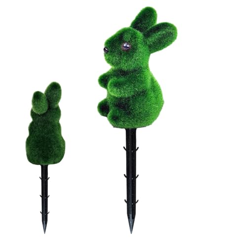 Easter Bunny Yard Stakes Topiaria Bunny zu Ostern | Dekorative Hasenfiguren | Gartenfiguren für künstliche Tiere im Garten | Bodenplatte für Frühlingsaktivitäten Easter Bunny Yard Stakes Topiaria Bunny zu Ostern | Dekorative Hasenfiguren | Gartenfiguren für künstliche Tiere im Garten | Bodenplatte für Frühlingsaktivitäten von Opilroyn
