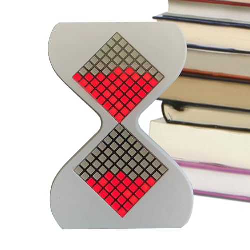 Elektronischer Sanduhr-Timer, mechanischer Timer, LED-Sanduhr mit einstellbarer Zeit von 0–30 Minuten für Klassenzimmer Küche von Opilroyn