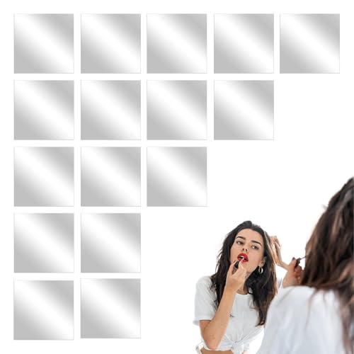 Opilroyn Acrylspiegel | Selbstklebende Spiegel für Badezimmer | Wohnkultur ohne Bohren für Badezimmer Wohnzimmer Schlafzimmer von Opilroyn