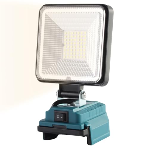 Opilroyn Arbeitsleuchte,Kabelloses Flutlicht | Kompakte Lampe mit USB- und Typ-C-Ladeanschluss für Baustellen, Werkstatt und Outdoor von Opilroyn