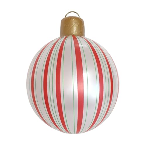 Opilroyn Aufblasbare Weihnachtsdekoration im Freien - Aufblasbare Balldekoration für den Garten | Großes PVC für Garten Winter Halloween Weihnachten Hof Opilroyn Aufblasbare Weihnachtsdekoration im Freien - Aufblasbare Balldekoration für den Garten | Großes PVC für Garten Winter Halloween Weihnachten Hof von Opilroyn