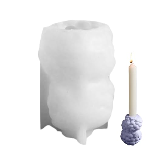 Opilroyn Bastelgips Fruchtformen | Kerzenhalter Silikonform - Eiswürfel Werkzeug Für Seifen Projekte An Festtagen Halloween Weihnachten von Opilroyn