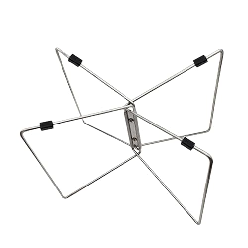 Opilroyn Camping Taschenständer - Camping Aufbewahrungsbox Ständer mit Anti-Rutsch-Matte und Tragetasche Edelstahl Klappständer Camping Kühler Ständer Anti-Feuchtigkeit Camping Box Ständer für BBQ von Opilroyn