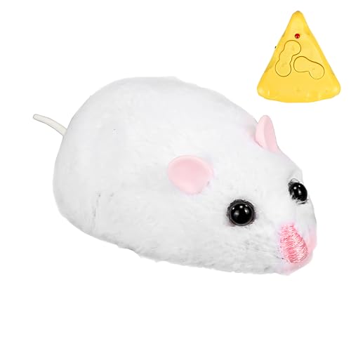 Opilroyn Cat Fun Remote Control Infrared Simulation Mini Cartoon Hamster Tier Tier Pet Toy Pet Gift, Cat Indoor Fernbedienung Spielzeug Opilroyn Cat Fun Remote Control Infrared Simulation Mini Cartoon Hamster Tier Tier Pet Toy Pet Gift, Cat Indoor Fernbedienung Spielzeug von Opilroyn