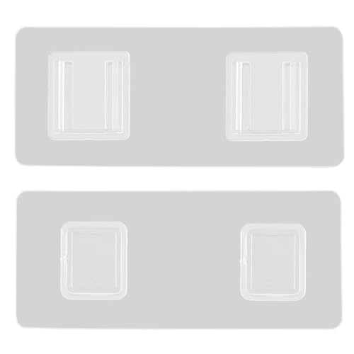 Opilroyn Double Side Wall Haken - löcher -freier Kleiderbügel transparenter Klebstoffhaken | No-Scratch-Wandhaken Langlebiger starker Wandhaken Speicherzubehör | Badezimmer Küche Aufbew von Opilroyn