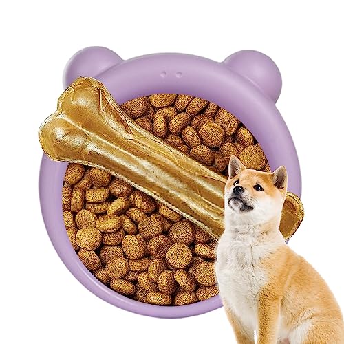 Opilroyn Langsamer Futternapf für Welpen | Slow Food Futternapf für Hunde | Langsames Futternapf für Hunde | Hundenapf Lecken Futternapf Futternapf Hundetrainingsnapf von Opilroyn