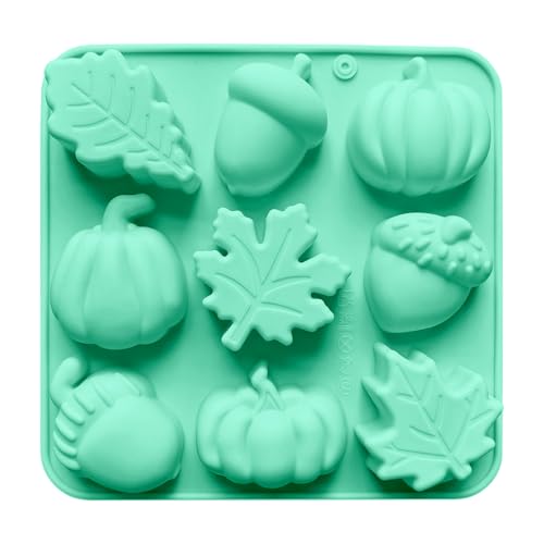 Opilroyn Silikon Backformen - 9-Fach Muffinform Aus Silikon Für Cupcakes - Herbst Deko Werkzeuge Für Thanksgiving Seife Schokoladenkuchen Kerzen Handwerk Home Decor Opilroyn Silikon Backformen - 9-Fach Muffinform Aus Silikon Für Cupcakes - Herbst Deko Werkzeuge Für Thanksgiving Seife Schokoladenkuchen Kerzen Handwerk Home Decor von Opilroyn