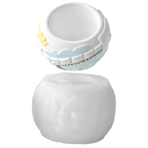 Opilroyn Silikonform Für Pflanzentopf 3D Zug Relief | Home Deko Gießformen - Gips Kerzenhalter Form Für Epoxidharzkunst Lehrer Bastler Workshops Jugendliche Heimdekorateure Opilroyn Silikonform Für Pflanzentopf 3D Zug Relief | Home Deko Gießformen - Gips Kerzenhalter Form Für Epoxidharzkunst Lehrer Bastler Workshops Jugendliche Heimdekorateure von Opilroyn