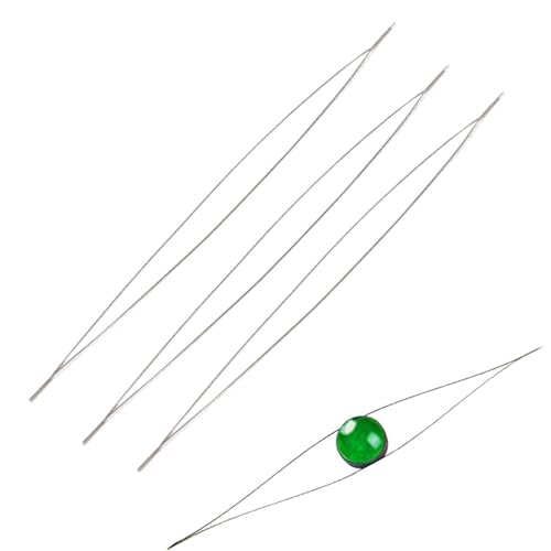 Perlennadeln - Offene Schlaufen-Nadel, Flaschenrohr-Set | Präzisions-Fädelsysteme für die Montage von handgefertigtem Schmuck, Perlenarbeiten oder das Nähen feiner Details im Bastelstudio oder in Perlennadeln - Offene Schlaufen-Nadel, Flaschenrohr-Set | Präzisions-Fädelsysteme für die Montage von handgefertigtem Schmuck, Perlenarbeiten oder das Nähen feiner Details im Bastelstudio oder in von Opilroyn