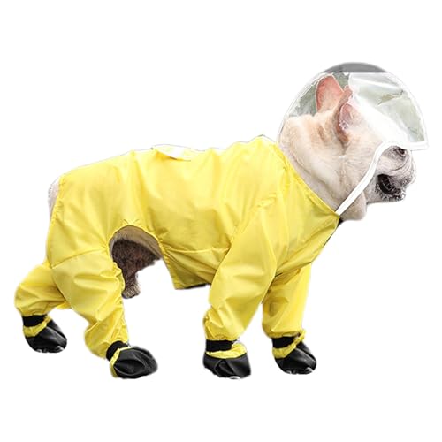Regenjacke für Hunde, Regenjacke für große Hunde - Regenponcho wasserdicht reflektierend für Dackel - Hundejacke wasserdicht für Hunde mit Kapuze transparent vorne Regenjacke für Hunde, Regenjacke für große Hunde - Regenponcho wasserdicht reflektierend für Dackel - Hundejacke wasserdicht für Hunde mit Kapuze transparent vorne von Opilroyn
