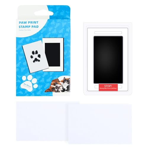 Set für Hundeabdrücke – Set für Hundepfoten, Set zur Erinnerung an Handabdrücke | Stempelkissen zum Drucken von Haustierabdrücken mit sicherem und säurefreiem Material Set für Hundeabdrücke – Set für Hundepfoten, Set zur Erinnerung an Handabdrücke | Stempelkissen zum Drucken von Haustierabdrücken mit sicherem und säurefreiem Material von Opilroyn