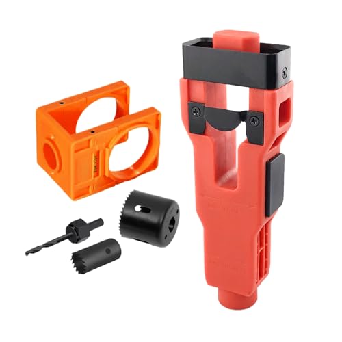 Türschloss-Installationsset – Multifunktionswerkzeug für Einsteckschlösser Geeignet für 1-3/4" oder 1-3/8" dicke Türen, ideal für den Innen- und Außenbereich | Schrank-Türknauf-Installateur, Rennen von Opilroyn