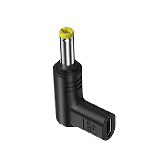 Typ-C-zu-DC-Adapter – PVC-Ladeanschluss, automatischer Stromanpassungs-Chip-Pin | Integrierte PD-USB-Adapter, stabile 5-A-Ladekabel, 90-Grad-Powerrs-Stecker, VSB-Router-Anschluss für Zuhause, Gerät von Opilroyn