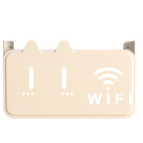 Wandhalterung Für Router | Selbstklebende Acryl-Router-Halterung Für Wandmontage | Multifunktionale Router-Halterung, Dekorative Kabelablage Für Set-Top-Box, T von Opilroyn
