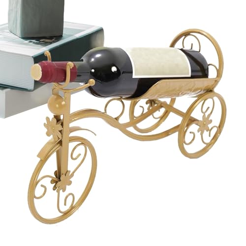 flaschenhalter tisch flaschenhalter metall flaschenhalter einzelflasche flaschenhalter mit tischdisplay waagerechter display für weinorganizer, vintage eisenregal für wohnzimmer, von Opilroyn