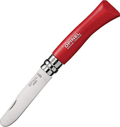 -Couteau Enfant Bout Rond - Mon Premier Opinel N° 7 - Manche Charme Rouge von Opinel