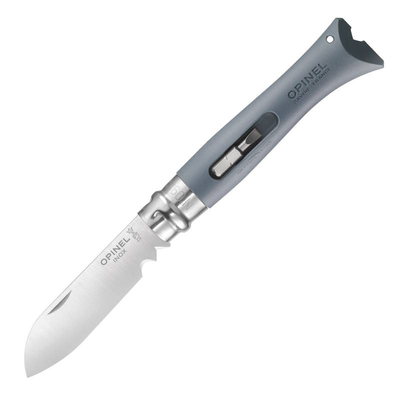 OPINEL Arbeitsmesser No 9 DIY - Carbon Klappmesser Taschenmesser Einhandmesser-Grau von Opinel