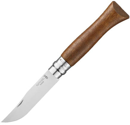 OPINEL Klappmesser No 09 Taschenmesser Messer Eiche Olive Walnuss Holz Stahl-Walnuss von Opinel