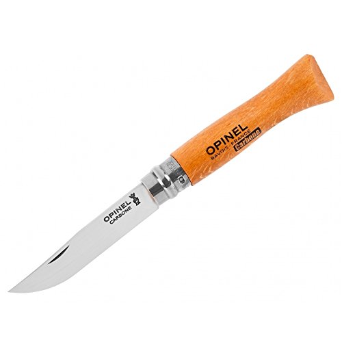 Opinel 6 Carbon buk • KLAPPMESSER • TASCHENMESSER Alltags Messer EDC • Gesamtlänge: 165mm • PTM-de. von Opinel