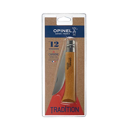 Opinel Carbon Messer Erwachsene Blister 2540129 N° 12 von Opinel