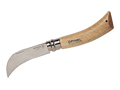 Opinel-Gärtnermesser, rostfrei, Buchenholz-Griff, Heftlänge 11 cm von Opinel