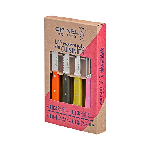 Opinel K?chenmesser Set Farbig Primavera 4-teilig von Opinel