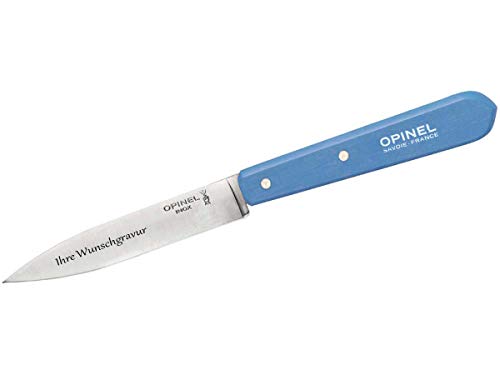 Opinel-Küchenmesser No. 112 (hellblau, mit Namensgravur, One Size) von Opinel