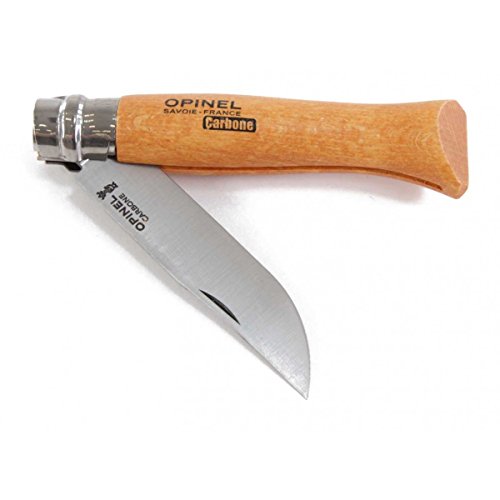 Opinel Messer Nr. 9, Carbon, Griff aus lackiertem Buchenholz, Auberge, Messer Opinel Nr. 9, Carbon, Griff aus lackiertem Buchenholz, Auberge von Opinel